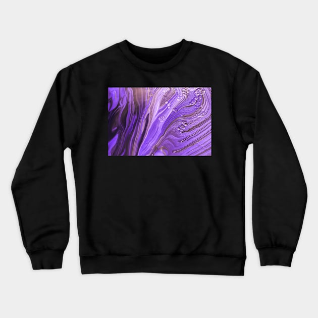 Purple Painting Crewneck Sweatshirt by xart